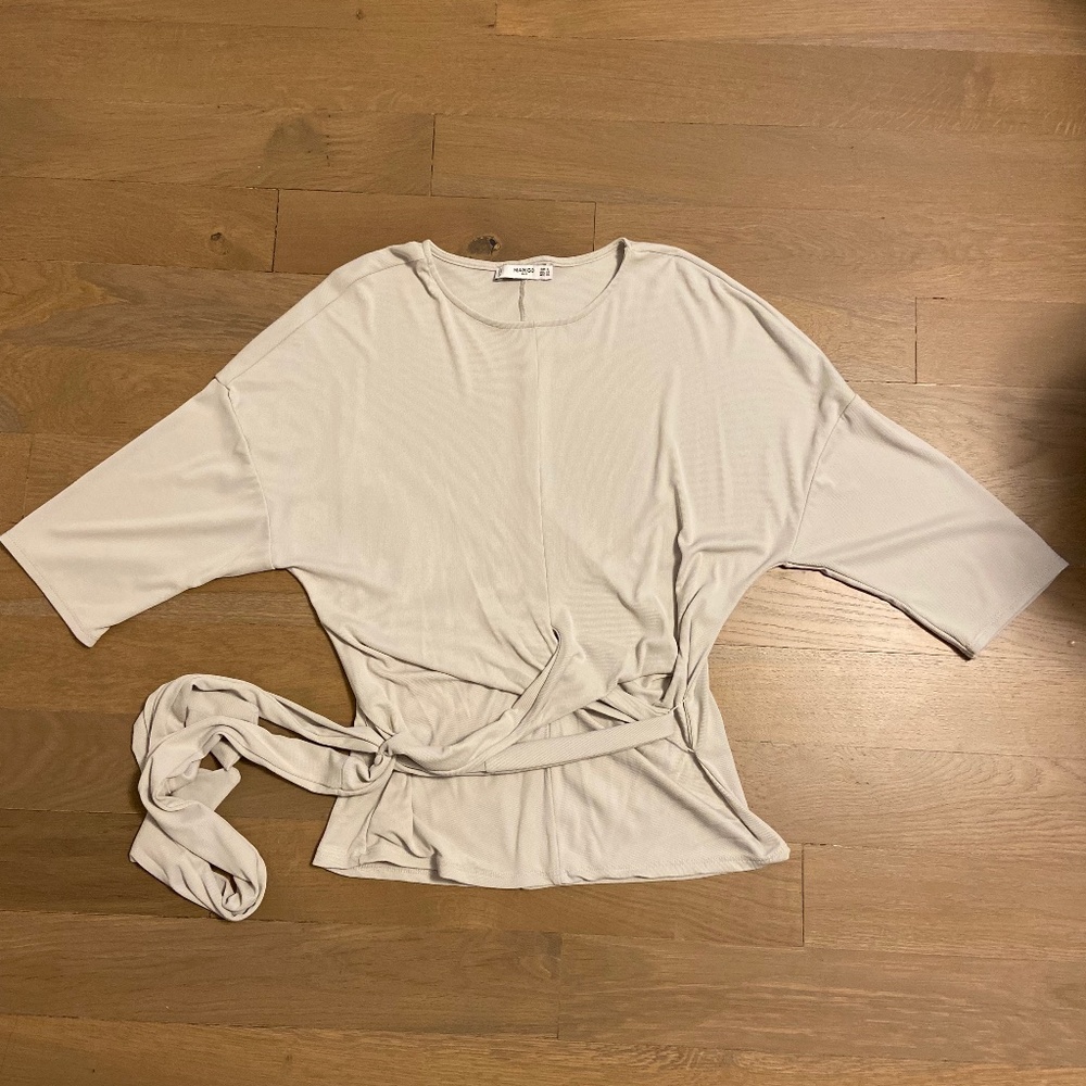 Mango Womens Wrap Top - XS USA